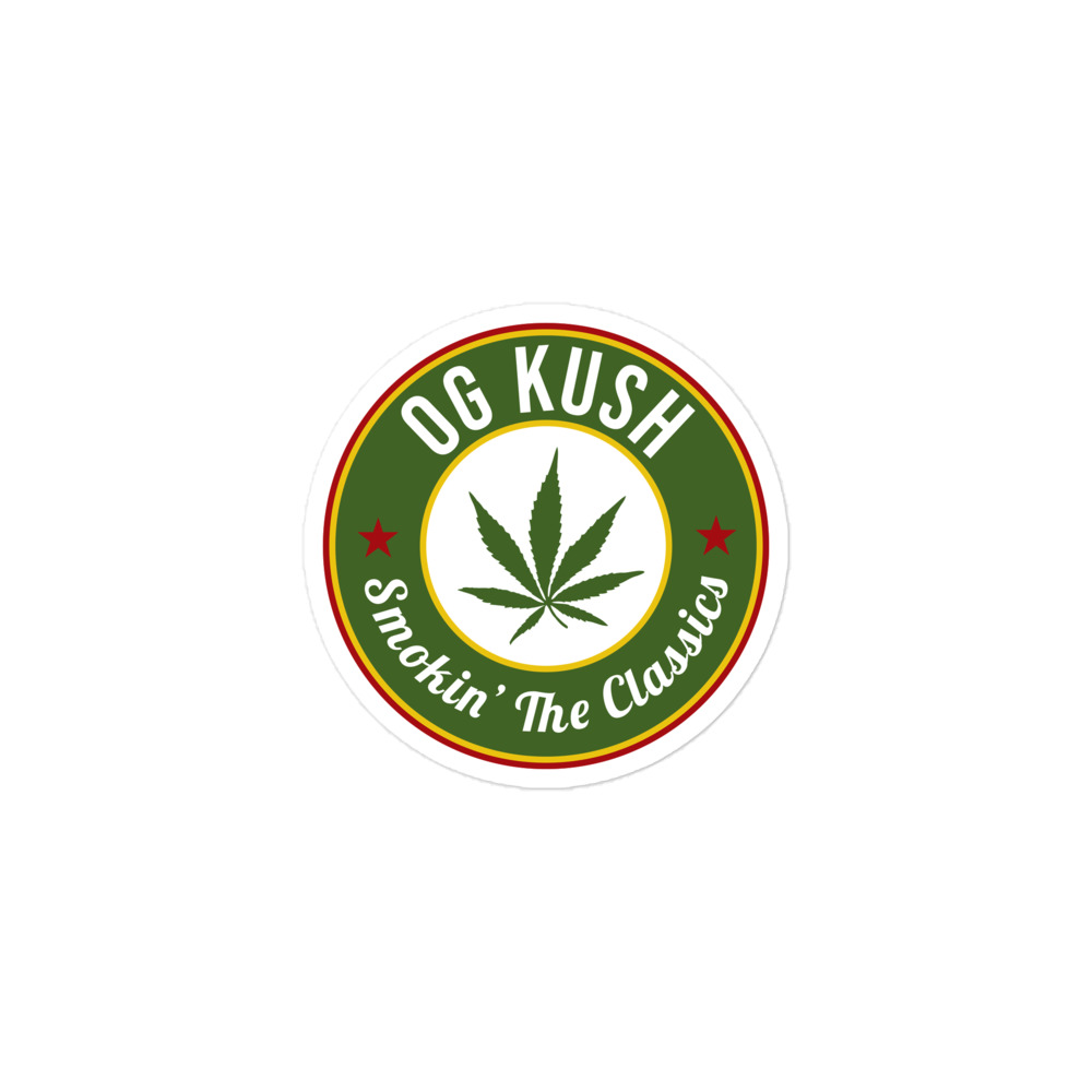 Cannabis Classics - OG Kush Bubble-free stickers - Red Bench Reviews