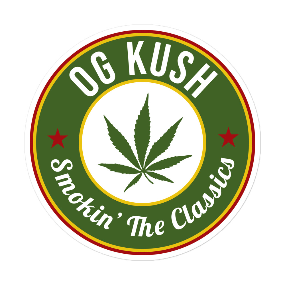 Cannabis Classics - OG Kush Bubble-free stickers - Red Bench Reviews